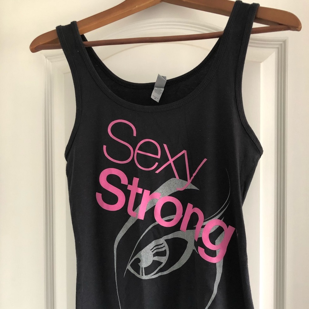 NEW Sexy Strong Black Workout Tank